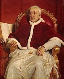 Pope Gregory XVI who sent St. Valentine to Ireland in the 19th Century