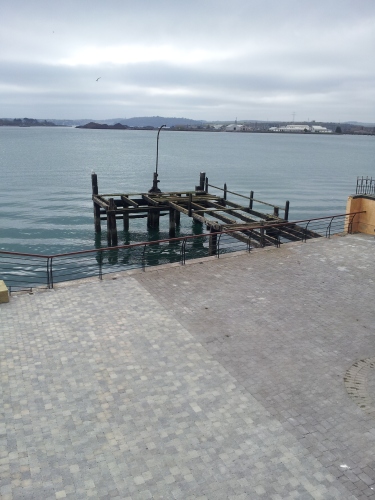 Another view of 'Titanic Pier'. Sadly it is today in urgent need of restoration.